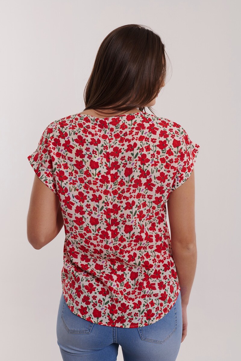 BLUSA STELLA ESTAMPADO BEIGE