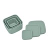 Set x3 tupper silicona KIKKABOO Verde