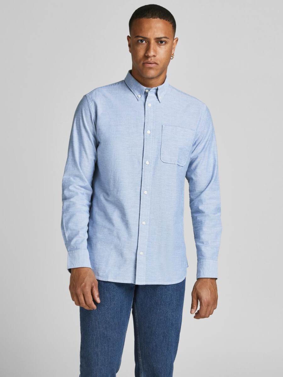 Camisa Oxford Clasica - Cashmere Blue 