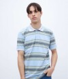 Remera polo Casper Celeste