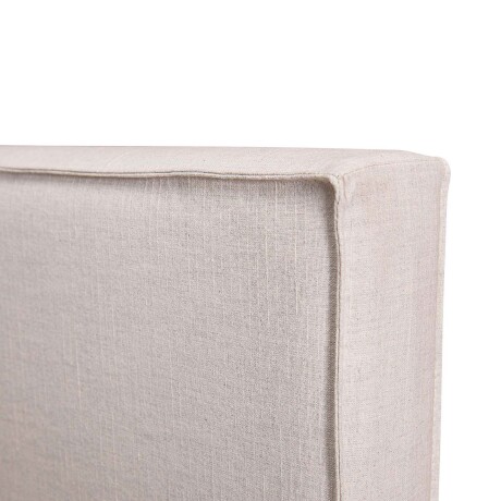 RESPALDO CON FUNDA KING TELA NATURAL-BEIGE MARIA