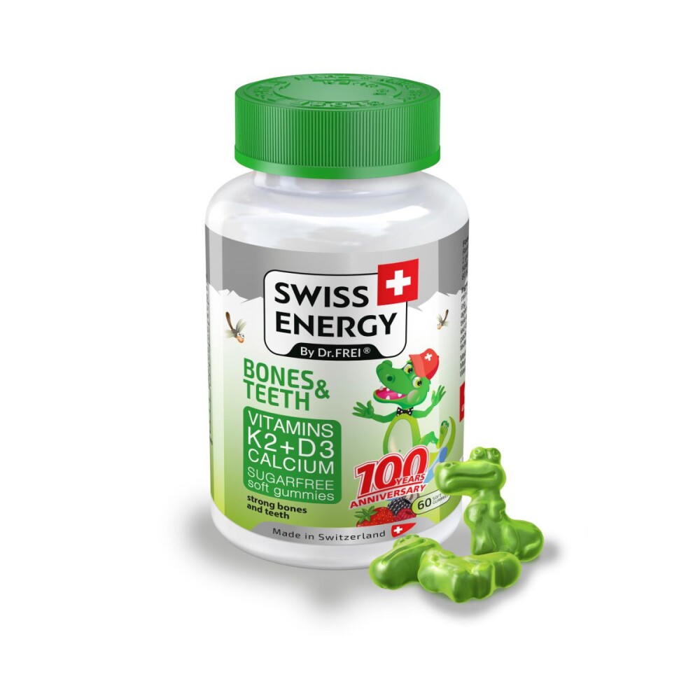 SWISS ENERGY BONES & TEETH GUMMIES FRX60 única