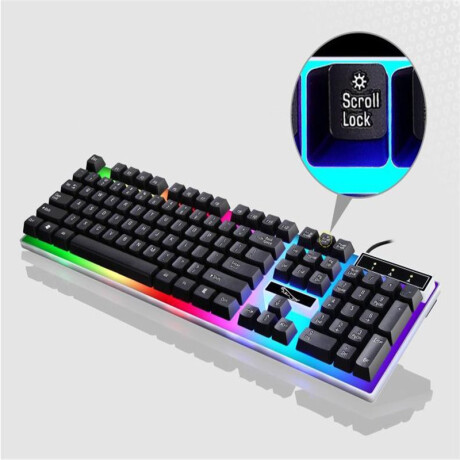 Combo Teclado y Mouse Gamer con Luces Led 001