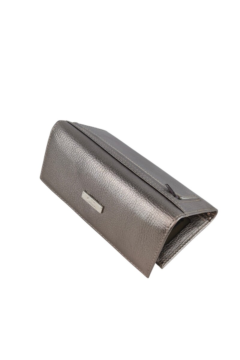Billetera de mujer larga Peltre