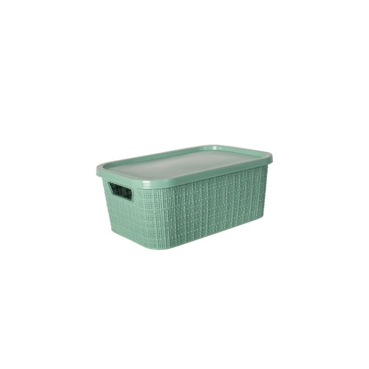 CAJA RATTAN TREVI 7Lts VERDE VERDE