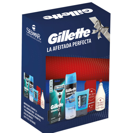 Gillette Pack Mach3 regular + Gel de afeitar + After shave+ Colonia Old Spice Gillette Pack Mach3 regular + Gel de afeitar + After shave+ Colonia Old Spice