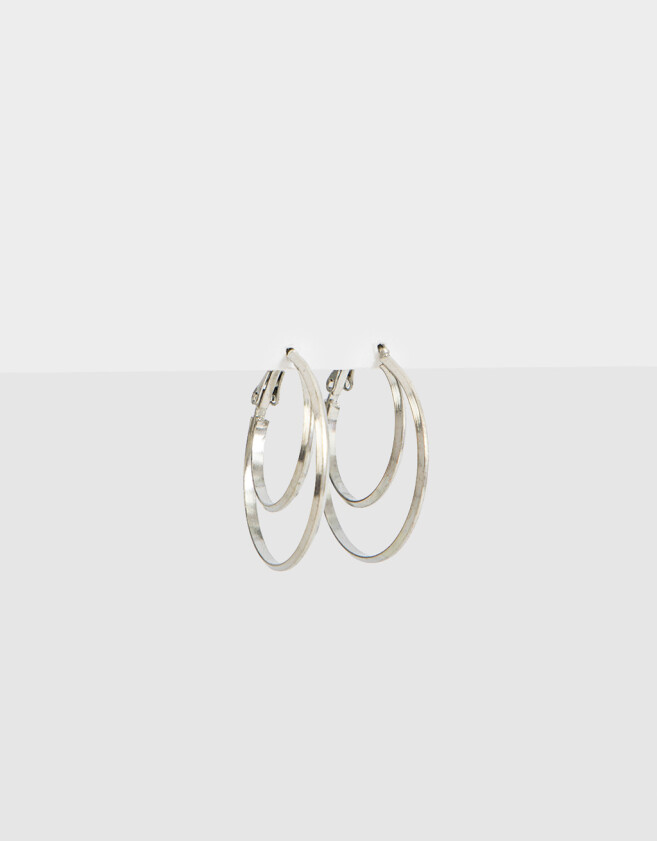 Aros Argollas De metal Aros Argollas De Metal - Plateado