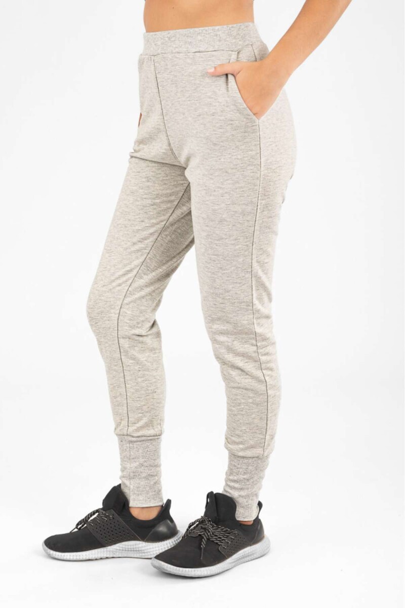 Jogger Athleisure - Gris Melange 