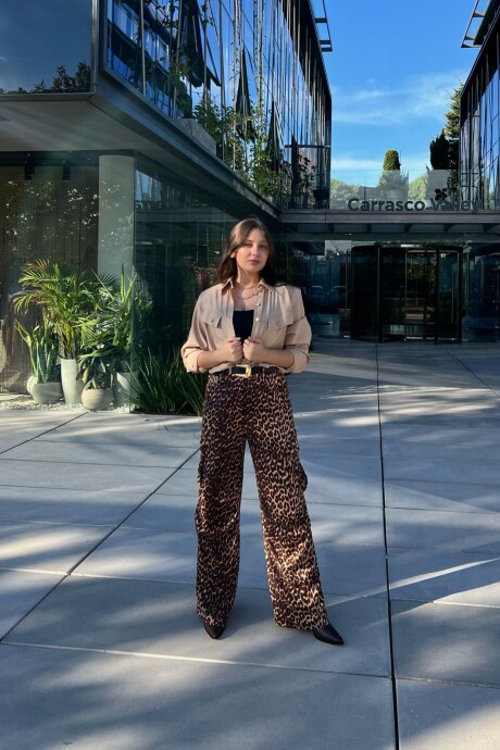 Pantalon Silvia Animal Print