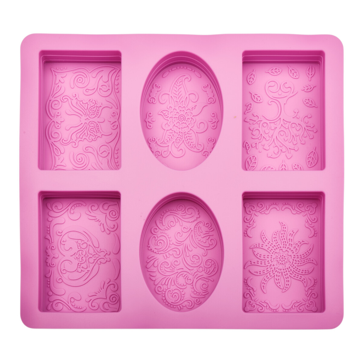 Molde para Jabones Silicona 21,9 x 20x 2,5 cm 