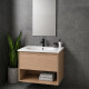 MUEBLE DE BAÑO 60X46X50CM COLOR SIMIL MADERA GAMAS DE MARRON
