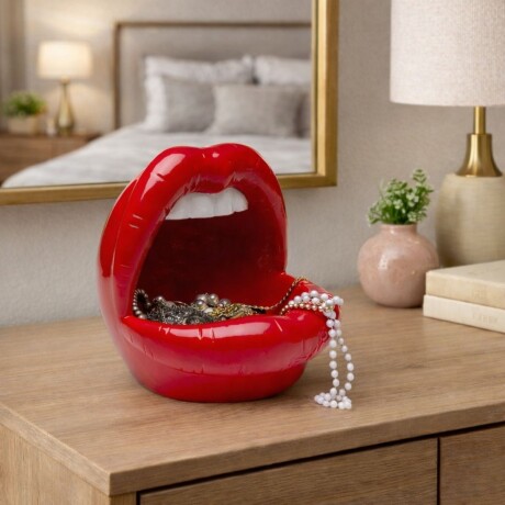 DECORACION LIPS ROJO - -