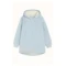 Buzo Manta Con Capucha Polar y Corderito unisex Celeste