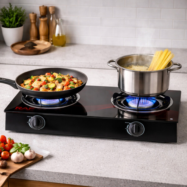 Anafe A Gas Encimera 2 Quemadores R8051 ANAFE RAF 2 QUEMADORES A GAS R8051