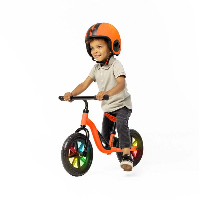 Bicicleta De Equilibro con luces 10´ +18 Meses Naranja