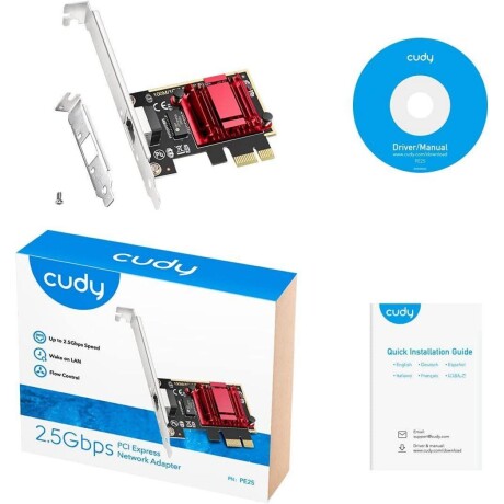 Adaptador Cudy Pci-e RJ45 de 2,5 Gbps 001