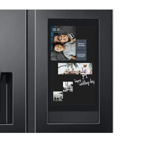 Heladera Samsung Side by Side de 585 L Family Hub Negro
