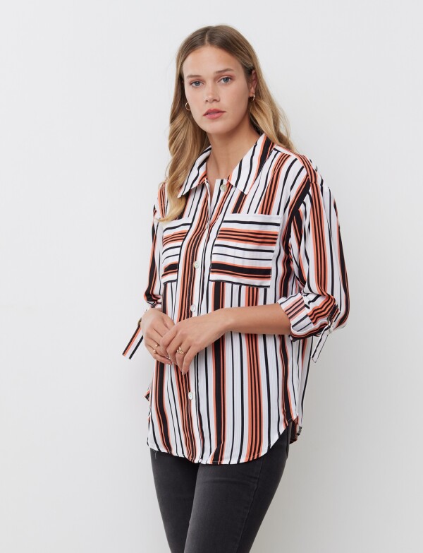 Camisa Lines BLANCO/MULTI