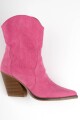 Bota Texana bordada Fucsia