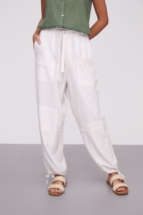 Pantalon Greko Blanco