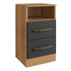 Combo Dormitorio Sommier 2p + Ropero 3p + 2 Mesas De Luz Ltc Combo Dormitorio Sommier 2p + Ropero 3p + 2 Mesas De Luz Ltc