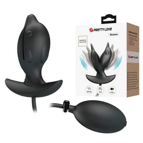 Plug Anal Inflable Con Vibración Pretty Love Hanson Plug Anal Inflable Con Vibración Pretty Love Hanson