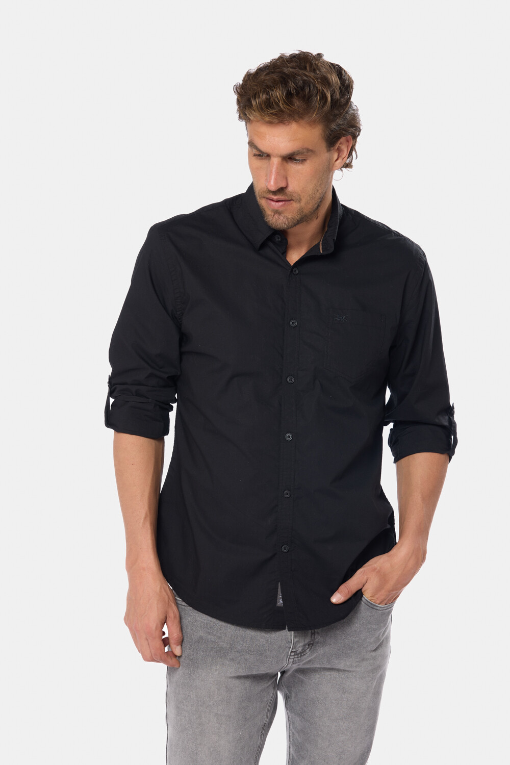 CAMISA LISA Negro