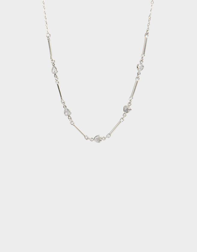 Collares Cortos Premium Silver Cortos - Plateado