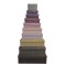 Set de 10 Cajas de Colores con Diseños Dorados