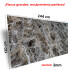 Revestimiento De Pared Placa Pvc Flexible 2.44 X 1.22mts MARRON