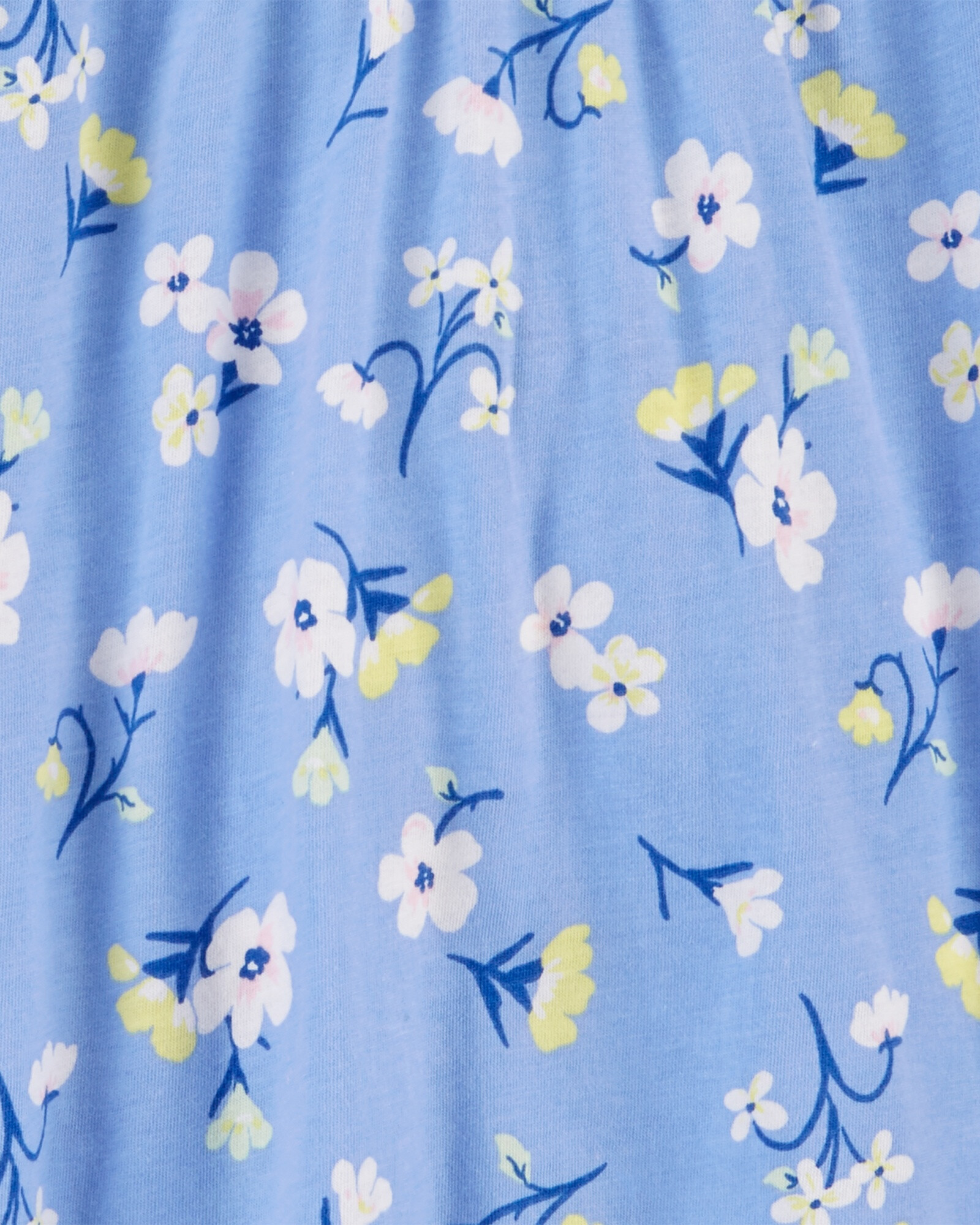 Set dos piezas calza y blusa de algodón diseño floral Sin color