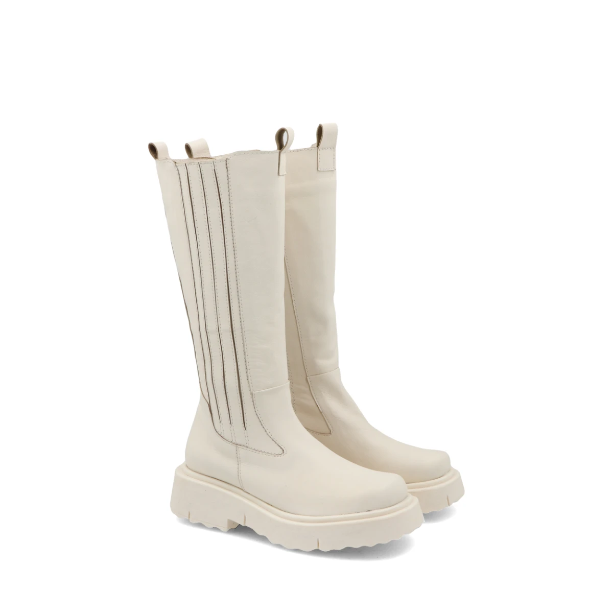 BOTA VENET - CUERO TERMA - BLANCO 