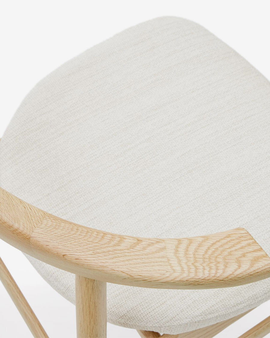 Silla desenfundable Timons de madera maciza de roble con acabado natural FSC Mix Credit Silla desenfundable Timons de madera maciza de roble con acabado natural FSC Mix Credit