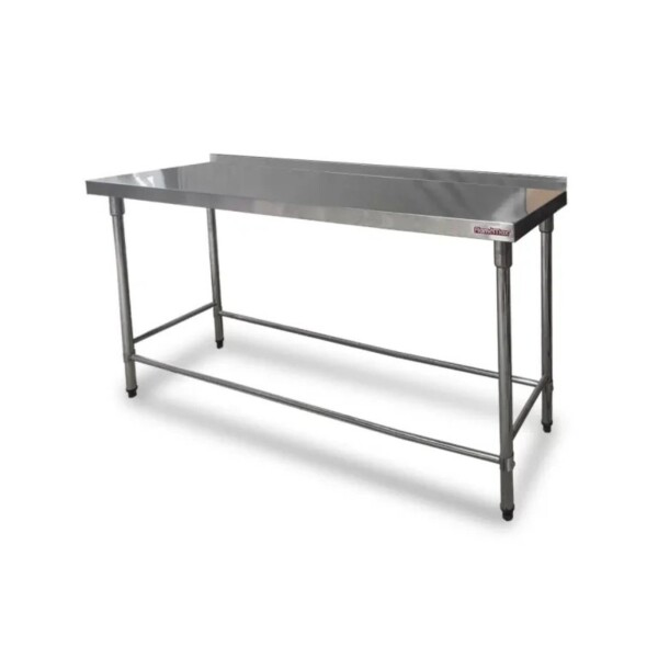 Mesada Acero Inox s/estante c/borde 120 cm Flamemax Mesada Acero Inox s/estante c/borde 120 cm Flamemax