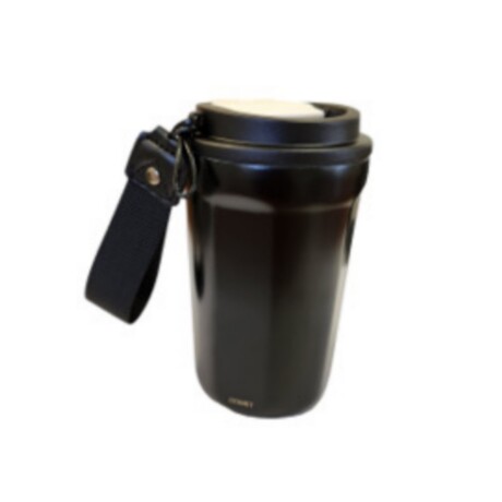 Vaso acero inoxidable Comet 400ml Negro