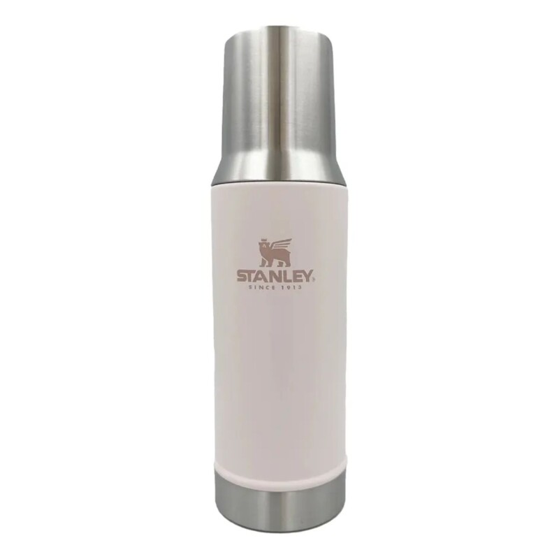 Set Stanley Termo tapa mate 2en1 800ml + Bombilla Rosa
