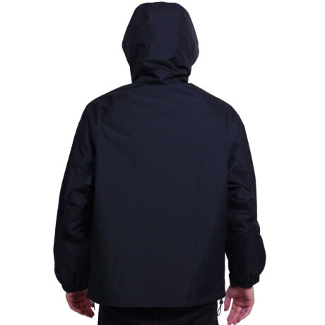 Lotto Campera Rompeviento Medio Cierre Negro