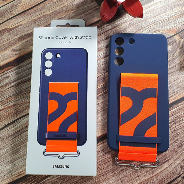 Estuche Protector Samsung S22 Plus Cover Strap SAMSUNG S22 PLUS COVER STRAP AZUL DF