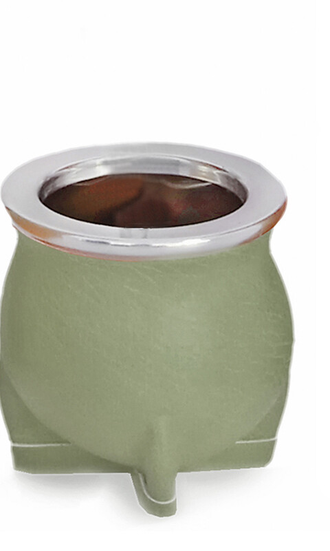 MATE DE CERÁMICA CHICO DELTA VERDE PASTEL URBANO