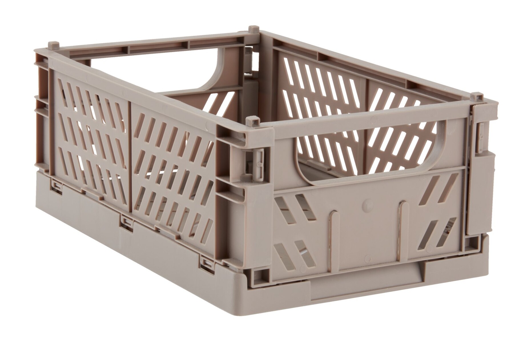 Cesta MILAS A16xL25xA10cm plegable gris 