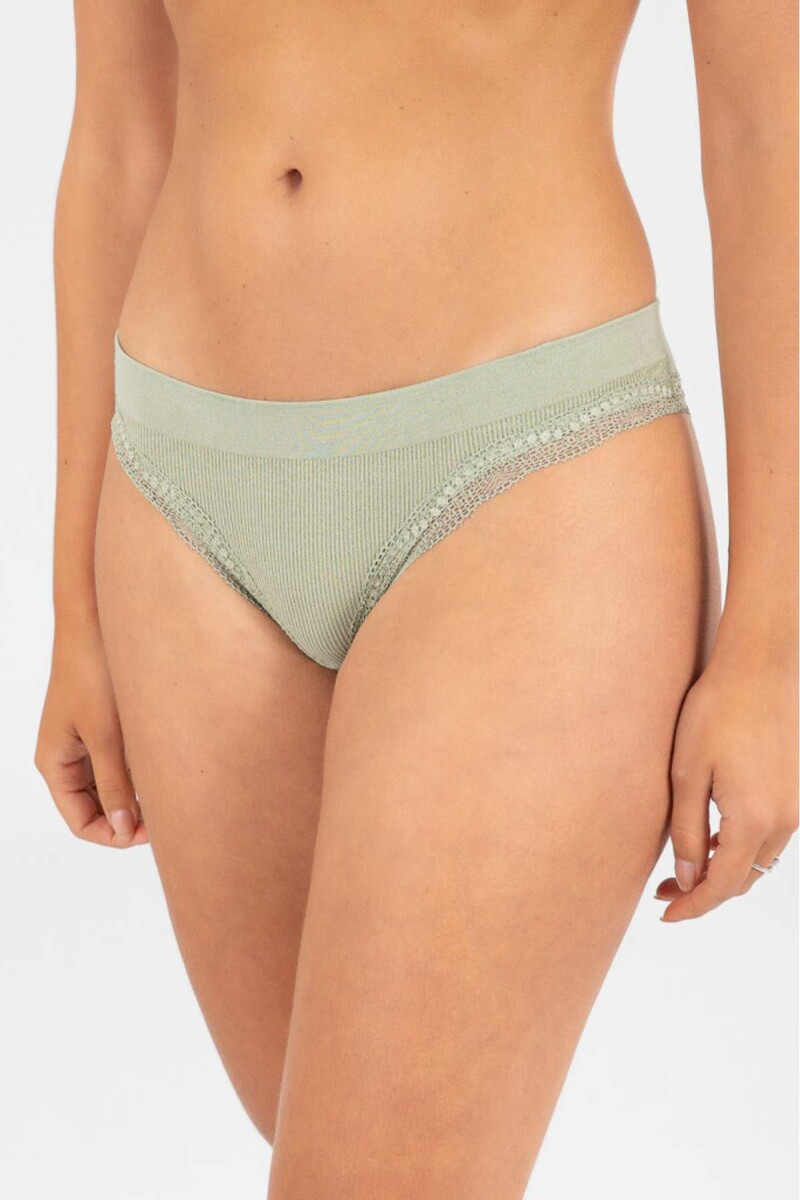 Bikini camelina - Verde malva 