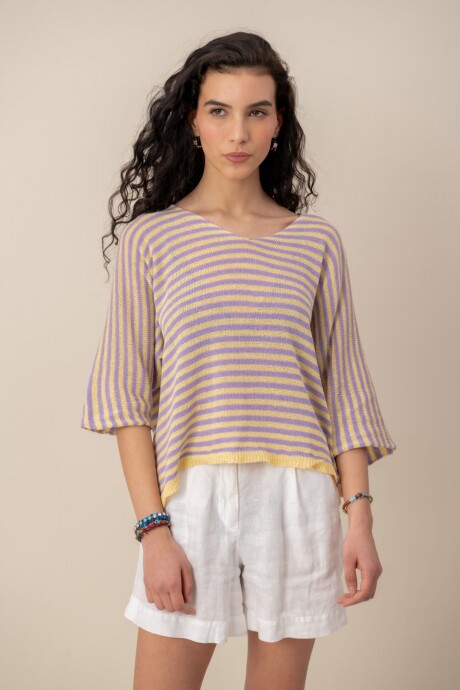 Sweater Brest Lila