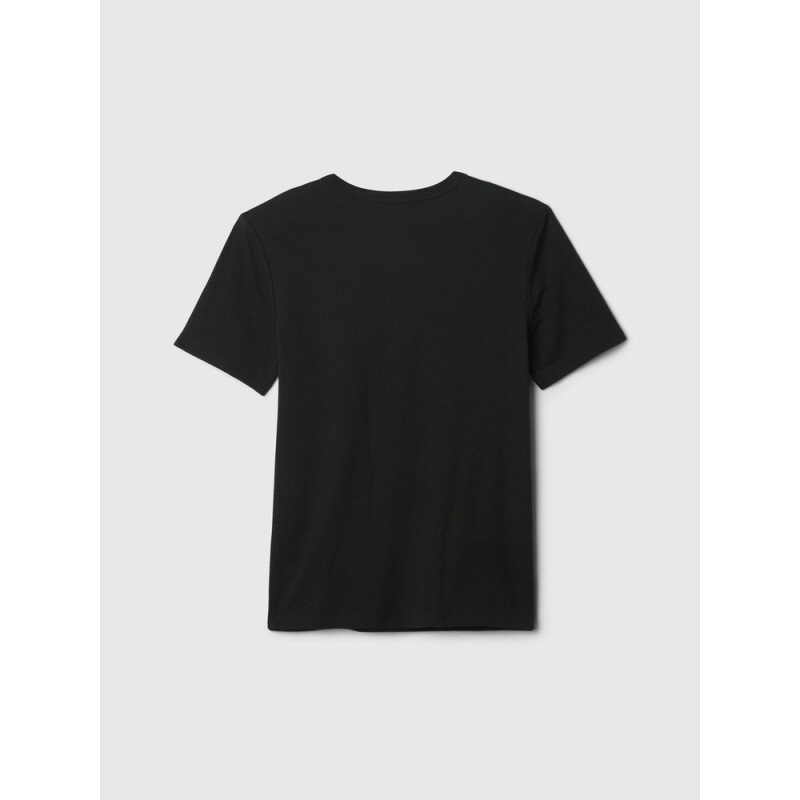 V-BAS SS LOGO TEE TRUE BLACK