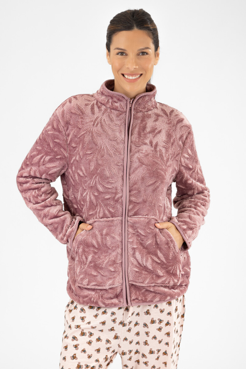Campera textura - Rosa antique 