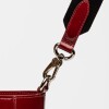 Shopper The Circle En Cuero Charol Arrugado Berry