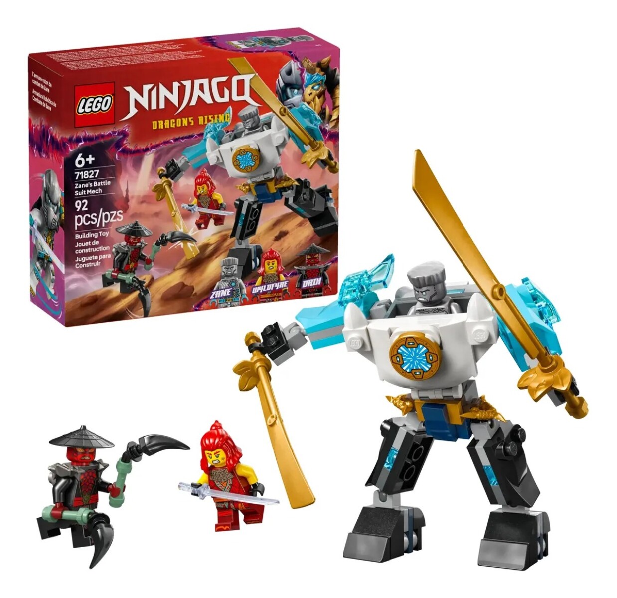 Lego Ninjago 71827 Armadura Robótica De Combate De Zane 