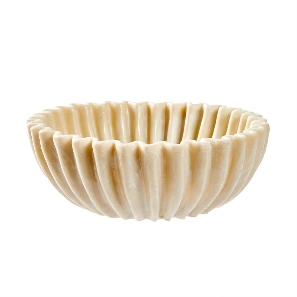 BOWL DECORATIVO NATURAL/BEIGE POLIRESINA 43151004