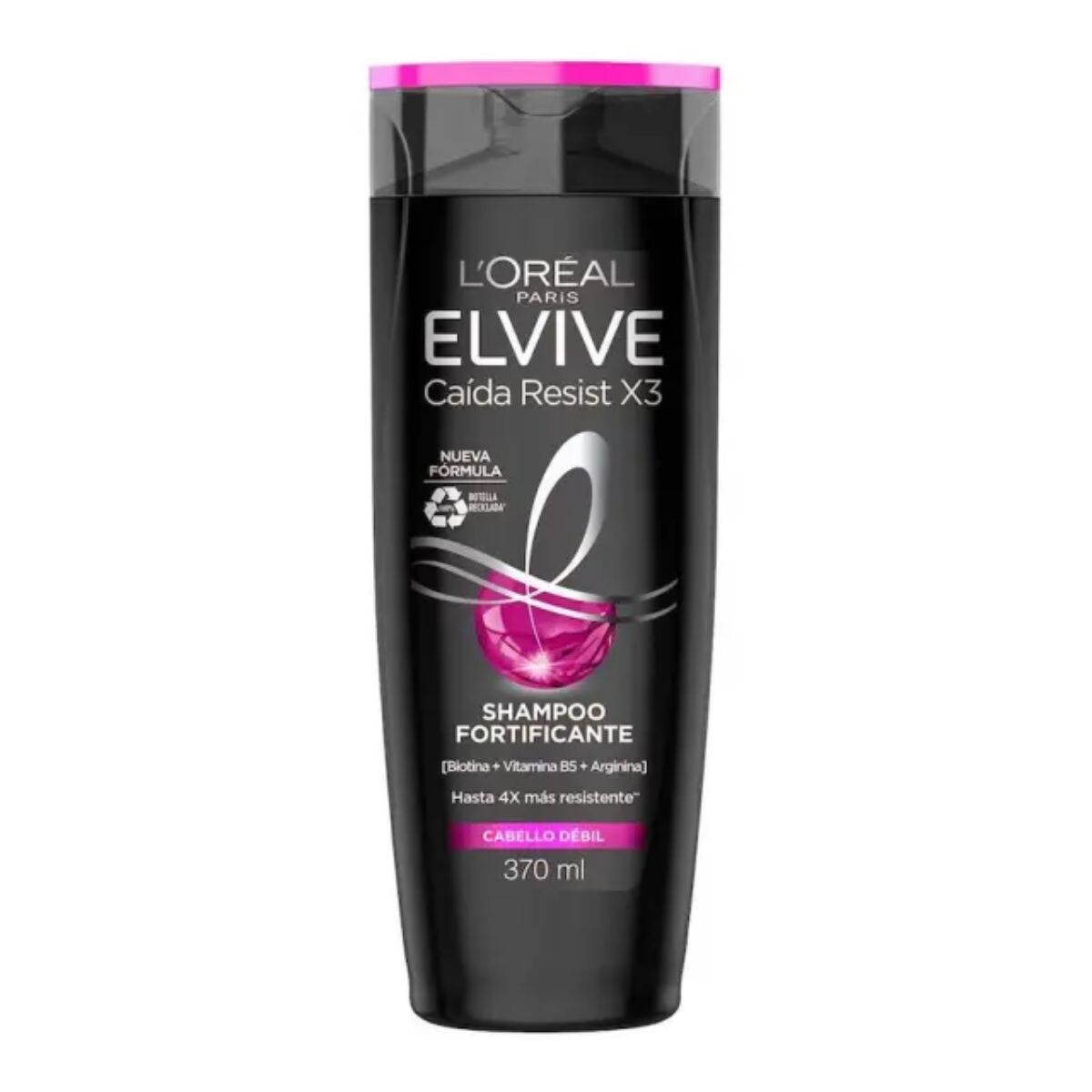 Shampoo L'Oréal Elvive Caída Resist X3 370 ML 