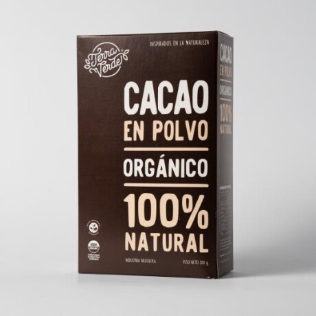 NAT-CACAO ORGANICO TERRA VERDE 200G NAT-CACAO ORGANICO TERRA VERDE 200G