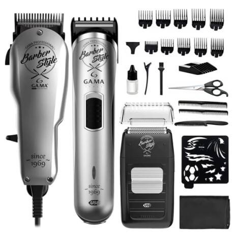 Combo Hombre Gama N° 9 Cortapelo, Corta Barba Y Af Corporal Combo Hombre Gama N° 9 Cortapelo, Corta Barba Y Af Corporal